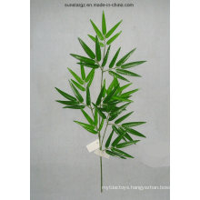 PE Bamboo Leave Spray Artificial Plant for Home Decoration (25410)